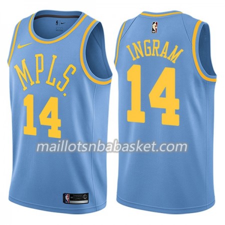 Maillot Homme Los Angeles Lakers Brandon Ingram 14 Nike Hardwood Classics Swingman